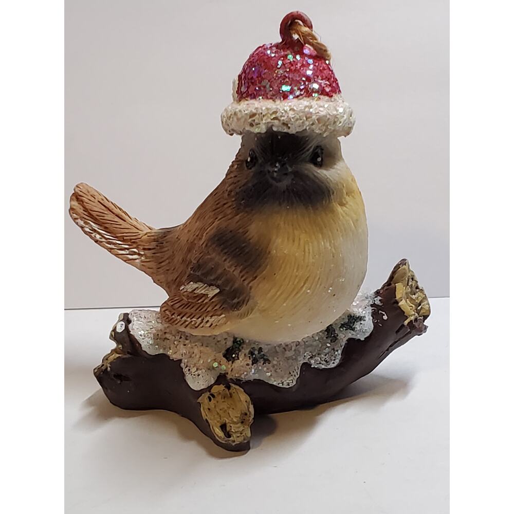 Kurt Adler Ornament - Bird with Santa Hat
